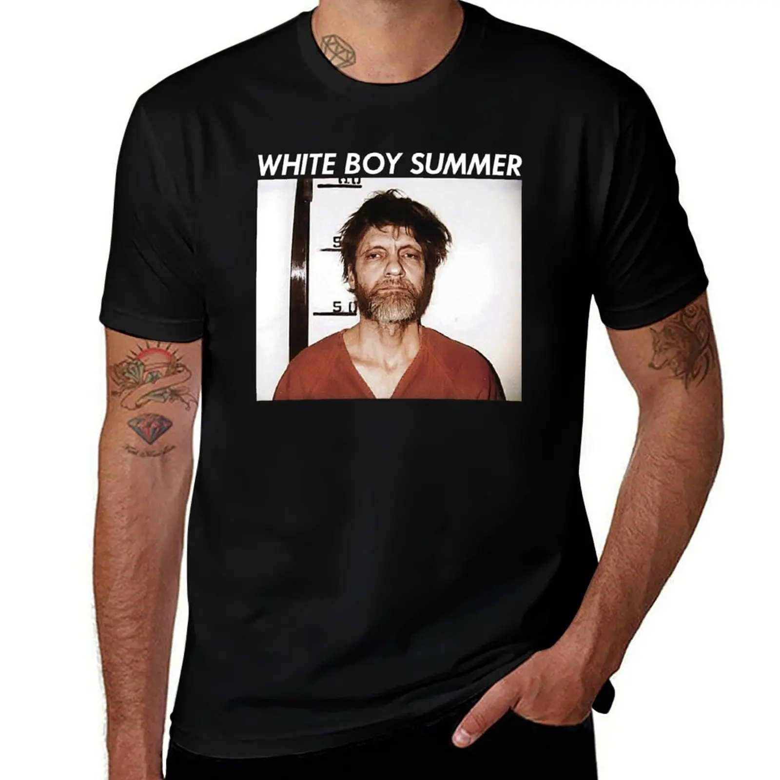 

TED KACZYNSKI T-Shirt man tshirt cotton t shirts man 100% T-Shirt