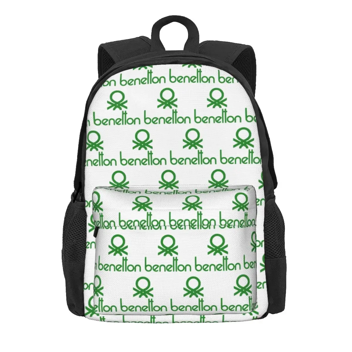 Benetton Cartoon Mochilas para meninos e meninas, mochilas escolares para estudantes, mochila para laptop, bolsa de ombro para crianças, bookbag, United Colors