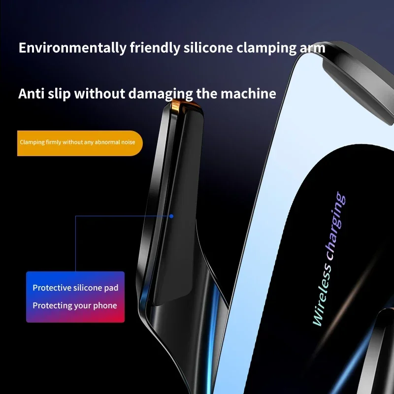 30W Car Wireless Charger Automatic Car Phone Holder Infrared Induction for iPhone16 15 14 13 12  Samsung Fast Charging Station image 4