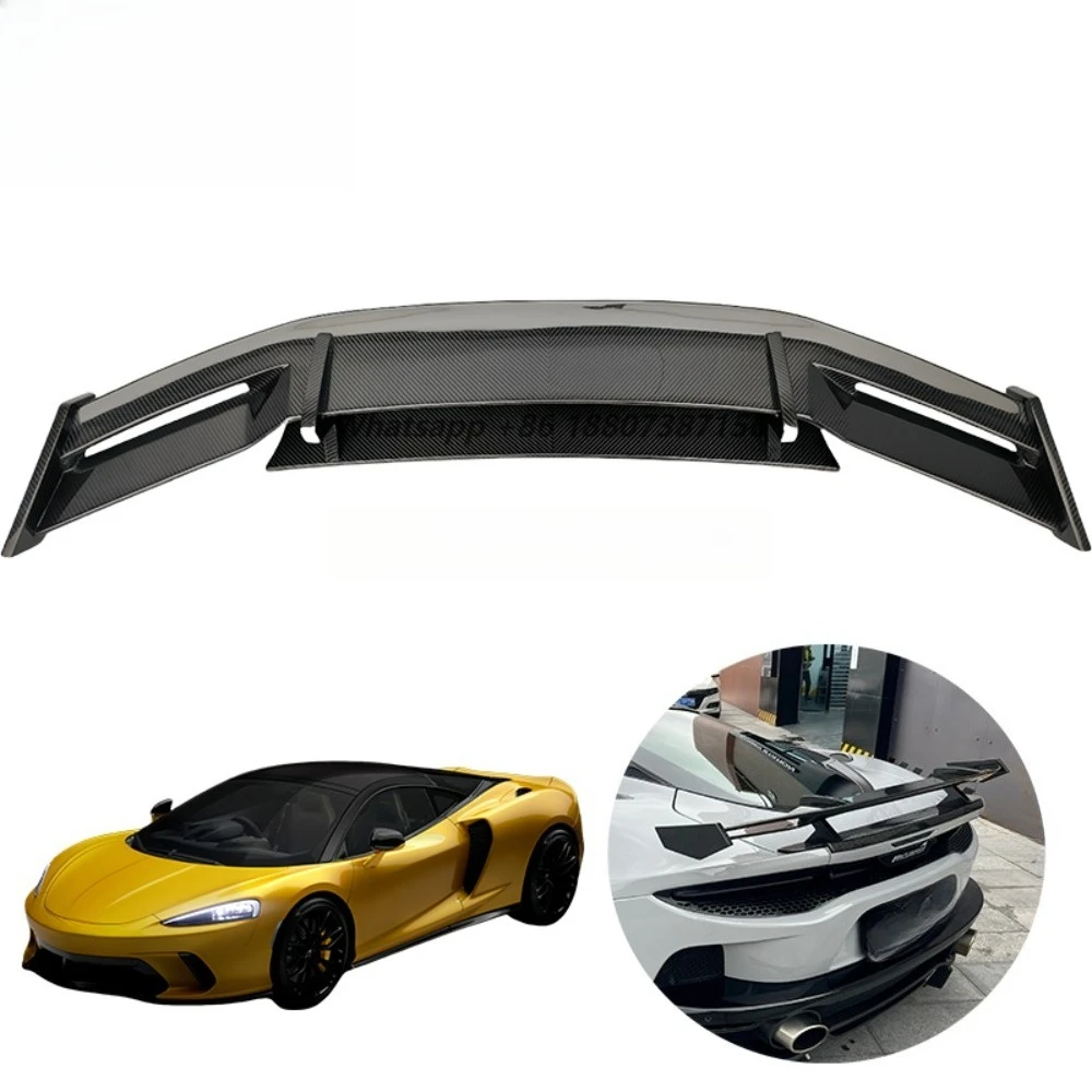 3K Twill Dry Carbon Body Kit Rear Wing Spoiler