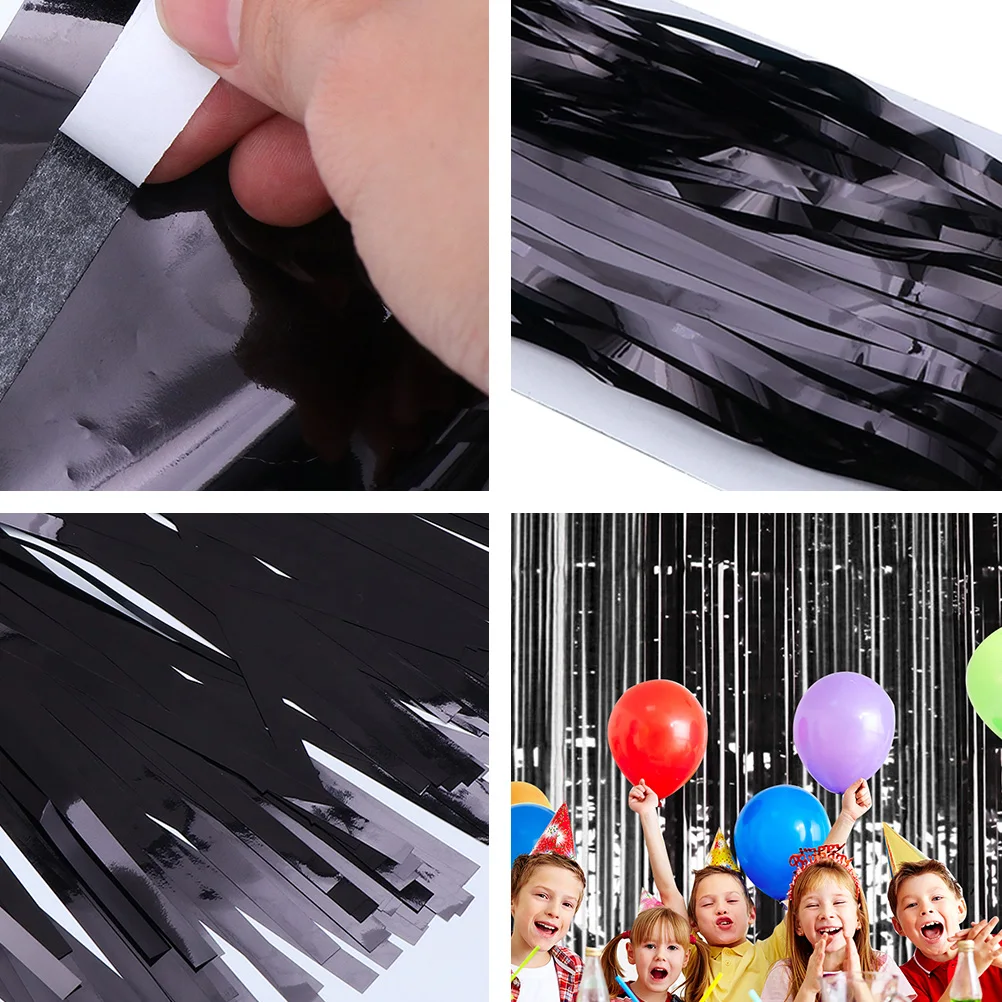 

3pcs Halloween Tassel Hangings Skull Horror Party Decoration Background Curtain For Birthday Home Decor Party