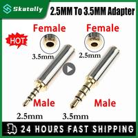 3.5mm To 2.5mm/ 2.5 Mm To 3.5 Mm/ 3.5mm To 6.35mm/ 6.35mm To 3.5mm Adapter Converter Stereo Audio Headphone Jack High Quality