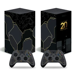 Cubierta de calcomanía adhesiva de piel de juego para consola Xbox Series X y 2 controladores XSX Skins, vinilo, nuevo