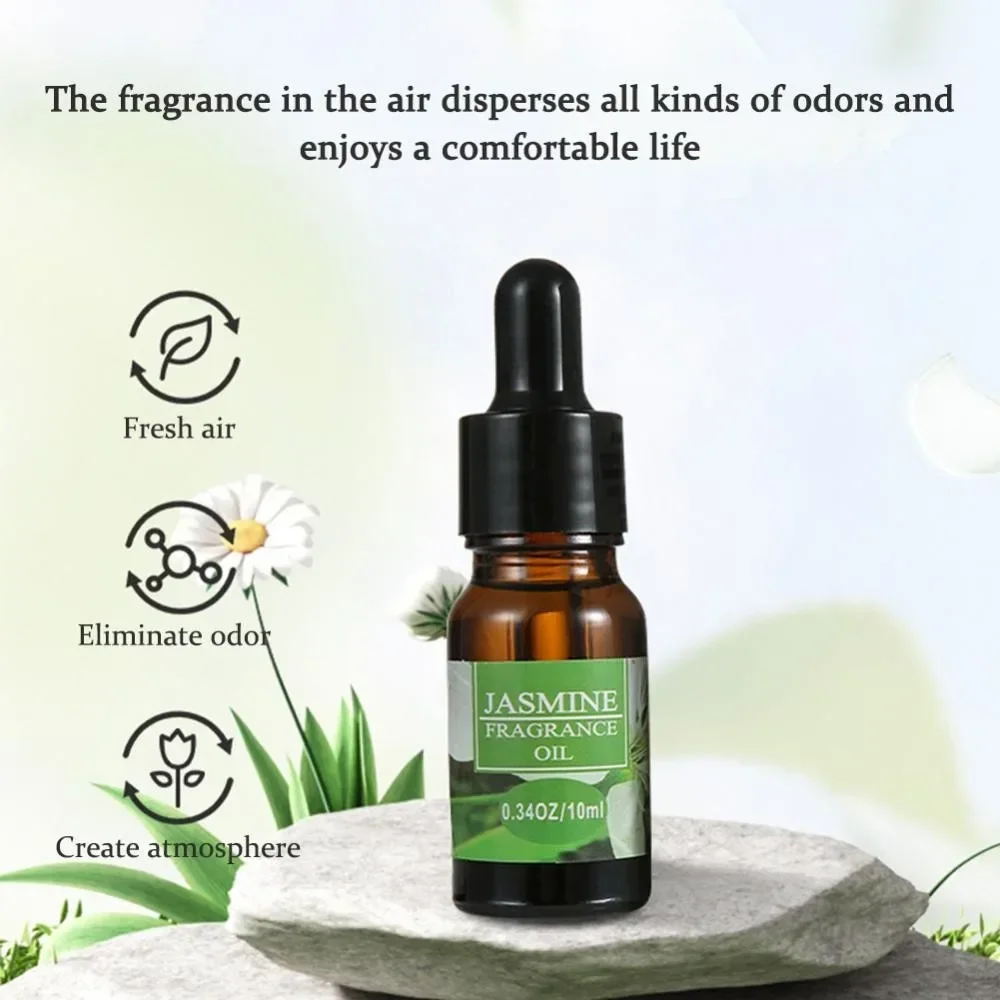 10ml Car Natural Plant Essential Oil for Car Air Freshener Diffuser Humidifier Refill Perfume Flavoring for Car Auto Accessories