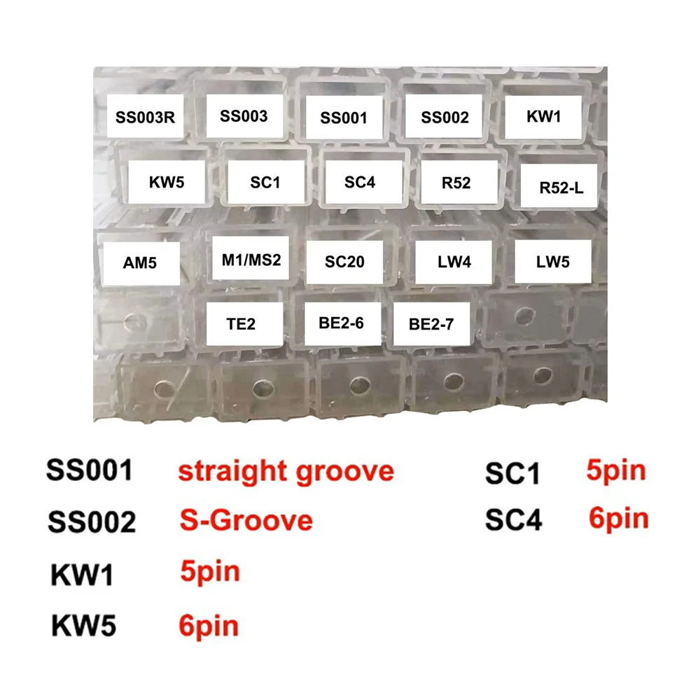 Lishi 2 in 1 SS001 SS002 SS002R KW1 KW5 SC1 SC4 R52 R52L TE2 AM5 M1/MS2 BE2-6 Locksmith Tools for Home Door Civil Locks