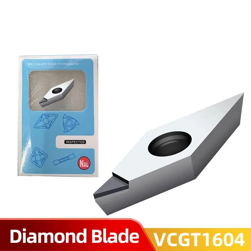 VCGT160402 VCGT160404  VCGT160408 Diamond Insert VCGT PCD Aluminum Alloy End Mill Tool CNC Carbide CBN Turning Lathe