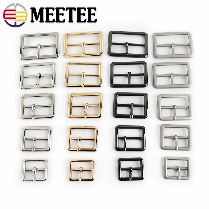 

5Pc 20-50mm Metal Pin Buckle Tri-Glide Adjust Hook Bag Belt Strap Webbing Clothing Connect Buckles DIY Sewing Hardware Accessory