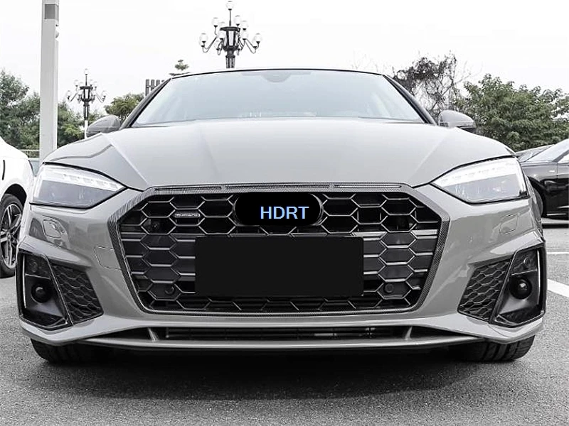 Car Front Shovel Racing Grille Bumper Tail Wing Spoiler Fog Light Rear Lip Reverse Mirror Handle Bowl Kit For Audi A5/S5 2021 +