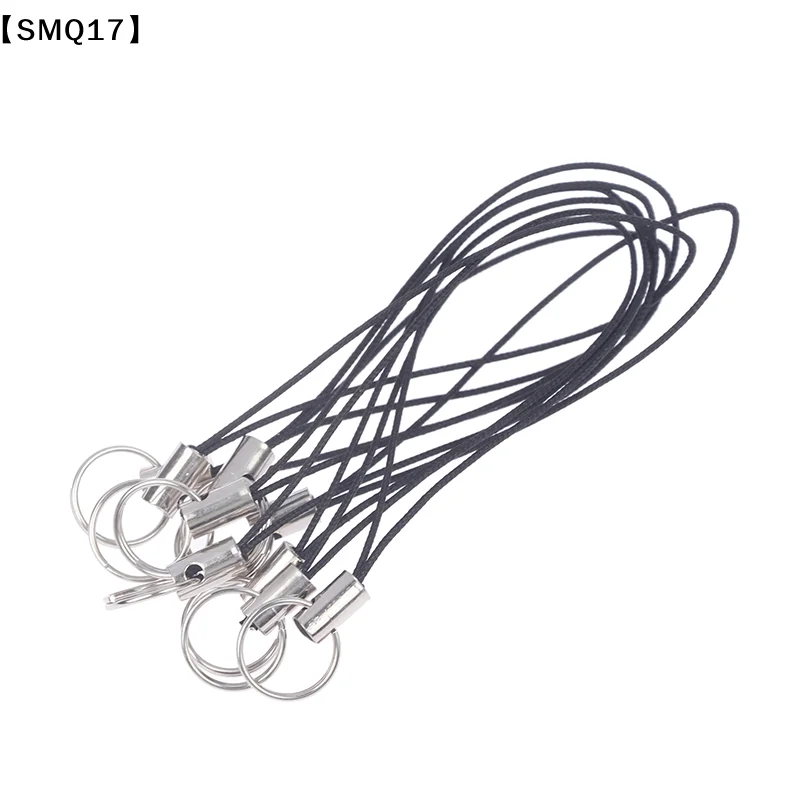 10 Pcs/lot Lanyard Lariat Cords Clasp Rope Keychains Hooks Mobile Phone Strap Charms Keyring Bag Accessories Key Ring【SMQ】