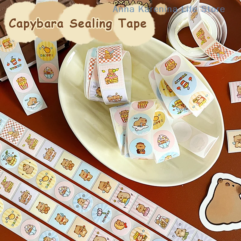 

300 Stickers Cartoon Capybara Graffiti Sticker For Water Bottle Laptop Luggages Laptop Decals Decoration Kid Reward Gift Toy