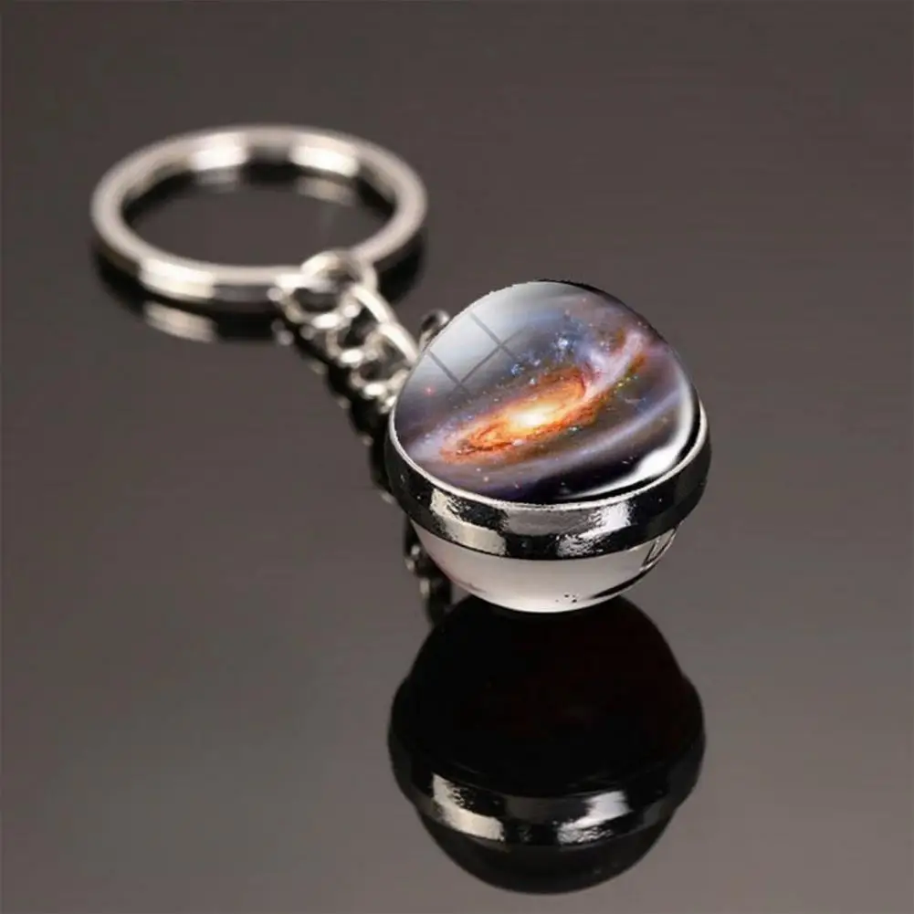 Solar System Keychains Outer Space Planet Party Favors Glow in The Dark Keychain Hanging Decoration for Christmas Birthday Gifts