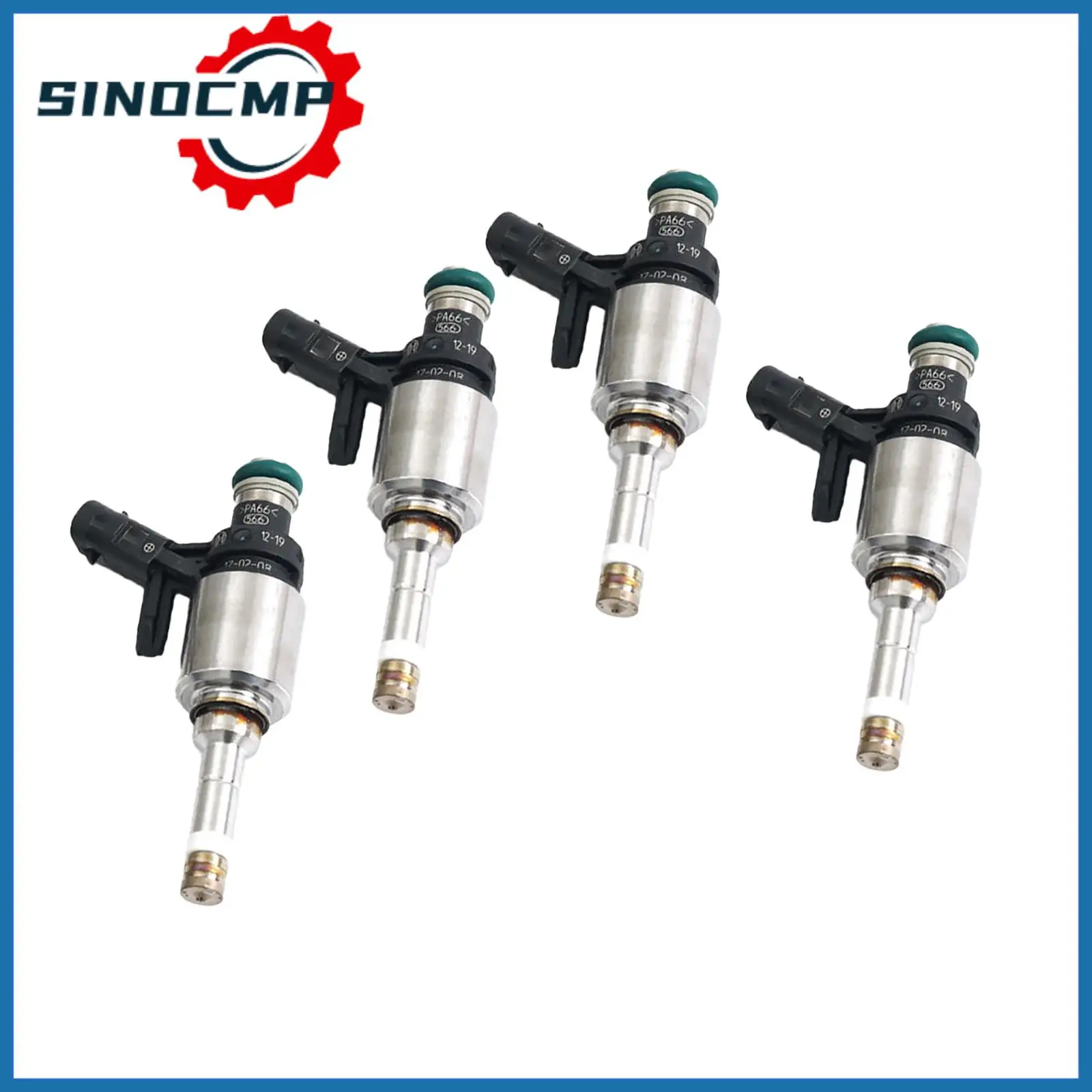 

4Pcs New Petrol Fuel Injectors 06L906036K For VW Beetle Golf GTI MK7 2014-2017 Audi A3 Quattro TT A4 A5 2.0 2014-2018