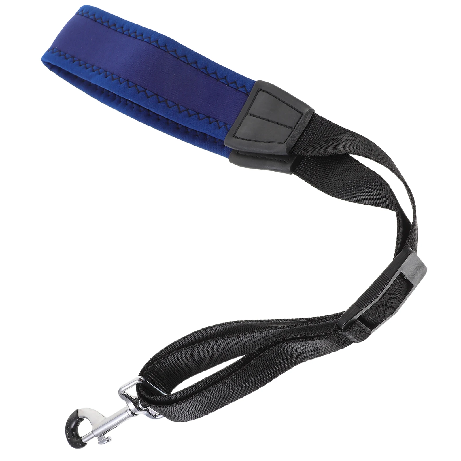 

Saxophone Strap Adjustable Neck Belt Shoulder Harness Lanyard for Alto Tenor Sax Blue Metal Hook Accessory Replacement