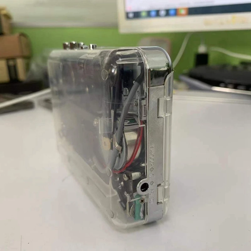 Fully Transparent Shell Cassette To MP3 Type-C Interface Walkman