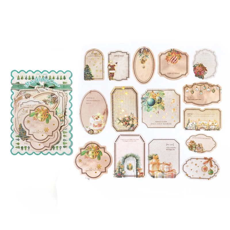 Christmas Planner Sticker Vintage Writeable Sticker For Office Holiday Embellishments Journaling