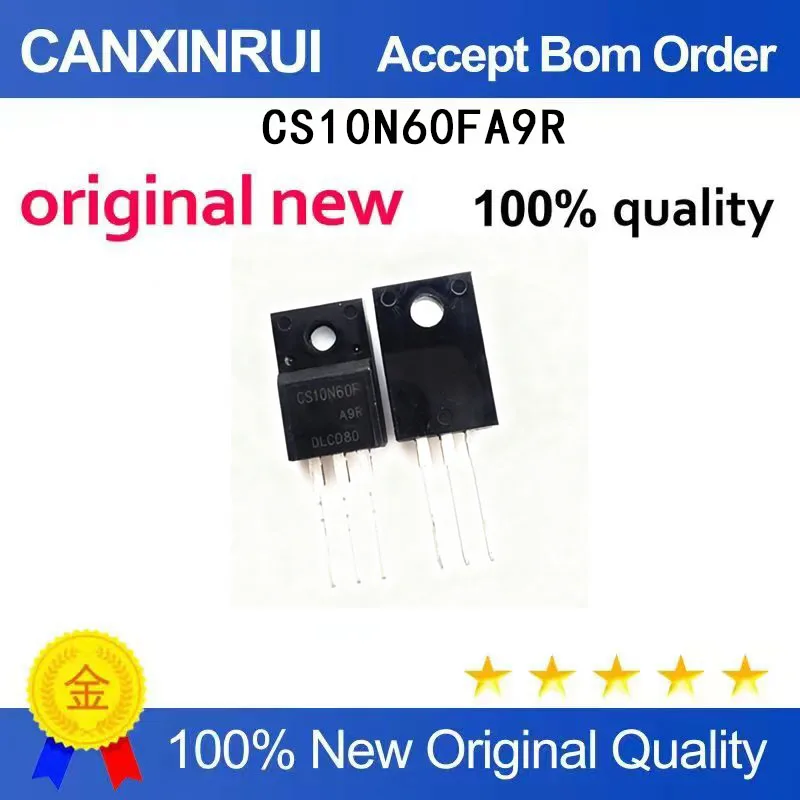 (5-100 Pieces) Brand new original CS10N60FA9R CS10N60 direct insertion TO220F 600V10A MOSFET