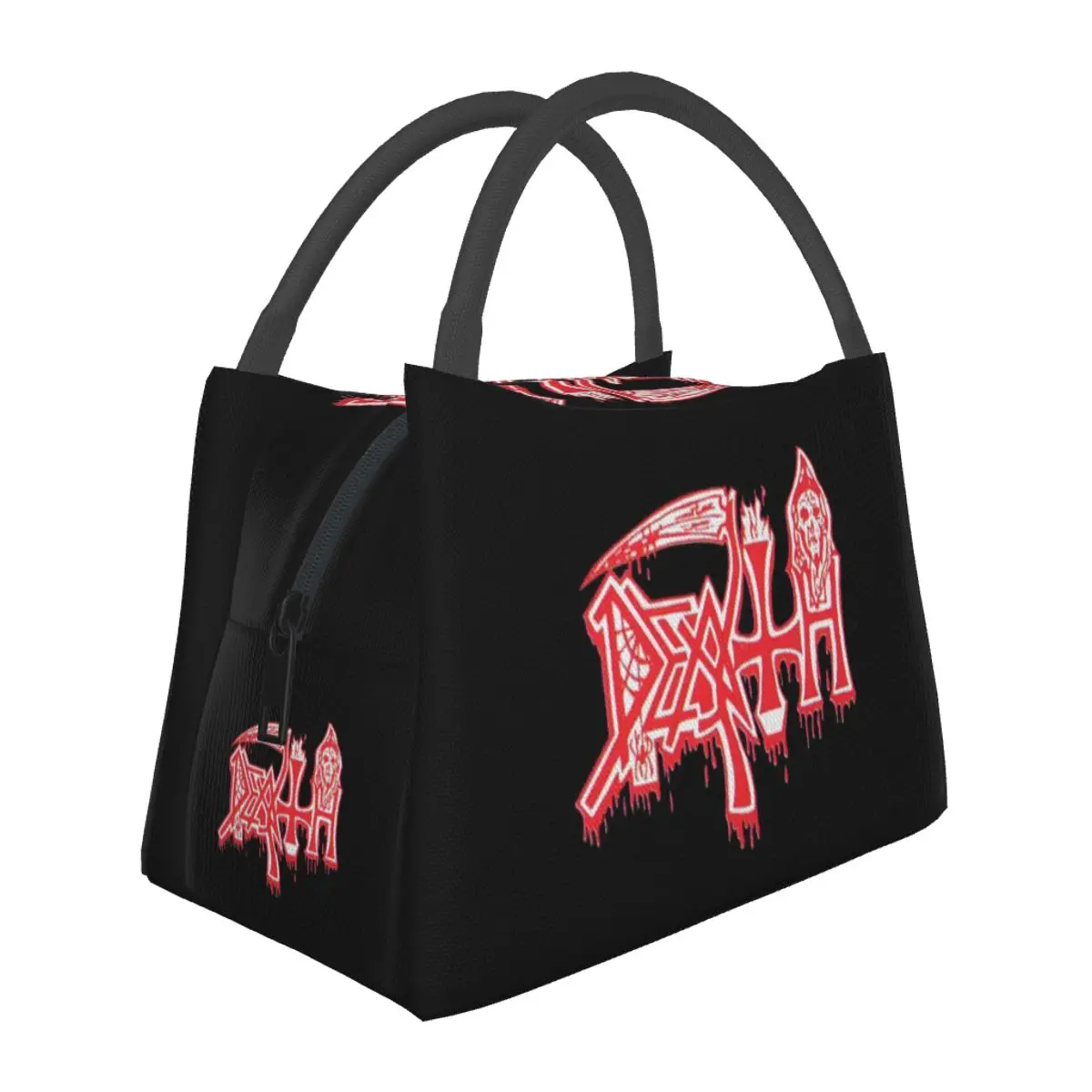 Death Band Rock Band Metal Music Insulated Lunch Bag for School Bento Storage Food Boxes  Cooler Thermal Lunch Box Tote