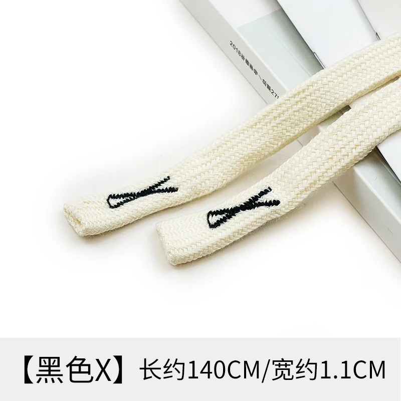 1pcs Sports Pants Rope Belt Cord Sweatpants Drawstring Strap Hoodies Accessories Embroid Hollow Flat Rope DIY Accessories TJ8628