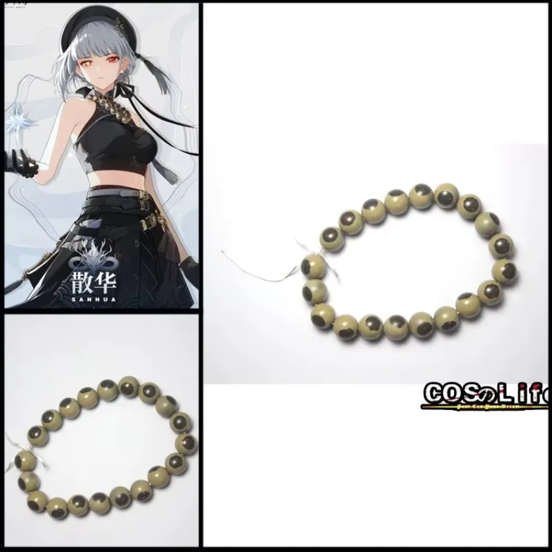 

Game Wuthering Waves Sanhua Necklace Headwear Cosplay Props Halloween Christmas Fancy Party Costumes Accessories