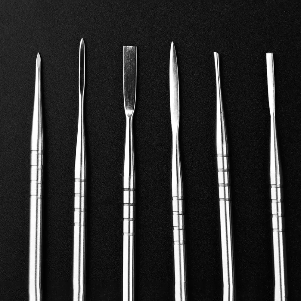 Pottery Clay Stainless Steel Sculpting Tools Set Carving Kit Sculpt Smoothing Wax Ceramic Polymer Shapers Modeling Carved DIY