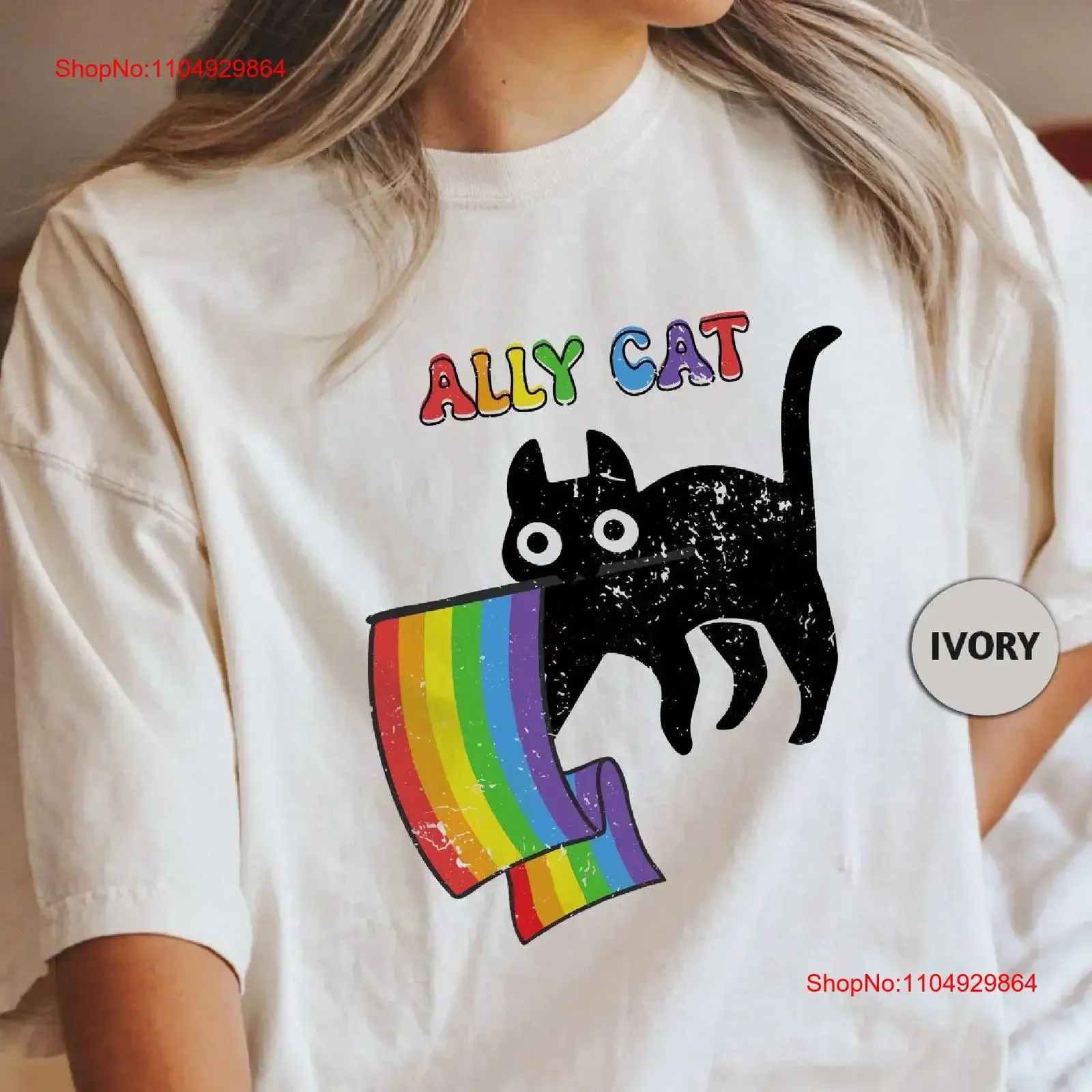 

Футболка для поддержки ЛГБТК, уникальный принт Ally Cat Perfect Pride, винтажная, слегка дышащая, мягкая, унисекс, мужская