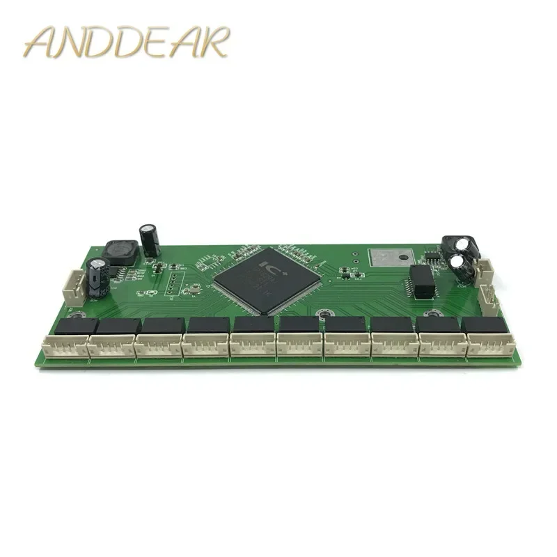 Divisor de cableado de grado Industrial, amplia temperatura, baja potencia, 8-11 puertos, 10/100Mbps, mini módulo de microinterruptor de ingeniería de amplio voltaje