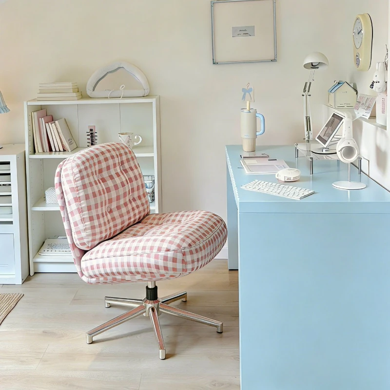 Household girls bedroom makeup chair study desk chair rotatable lazy chair