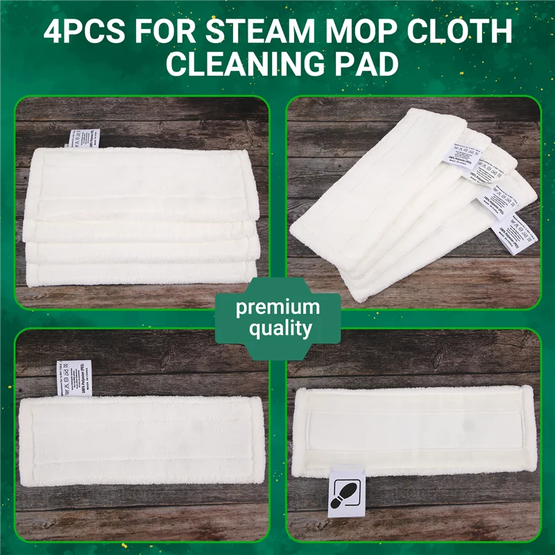EAS-4 шт. для Karcher Easyfix, ткань для чистки паровой швабры, тканевый чехол для Karcher Easyfix SC2 SC3 SC4 SC5, очиститель для паровой швабры