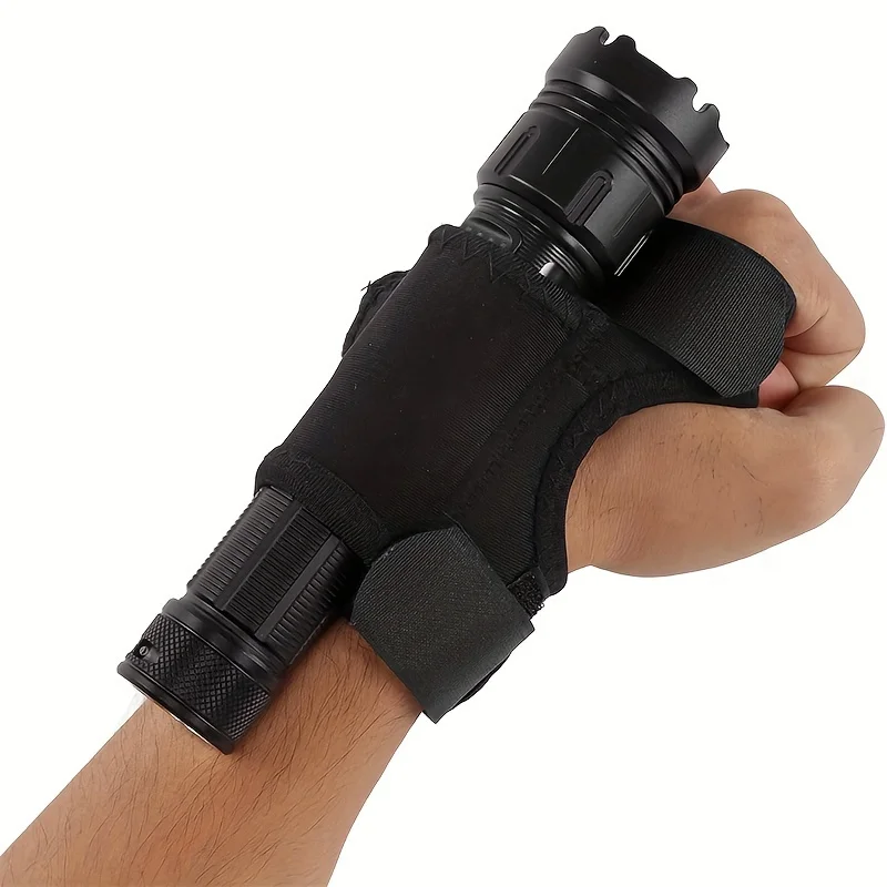 Hand tied flashlight cover Diving flashlight arm cover Hunting, outdoor hiking Cycling lighting accessories Wrist light shield