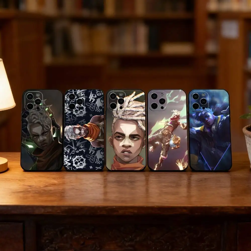 

Time Assassin Ekko Phone Case For iPhone 17, 16,15,14,13,12,11 Plus,Pro Max, Others Soft Black Cover