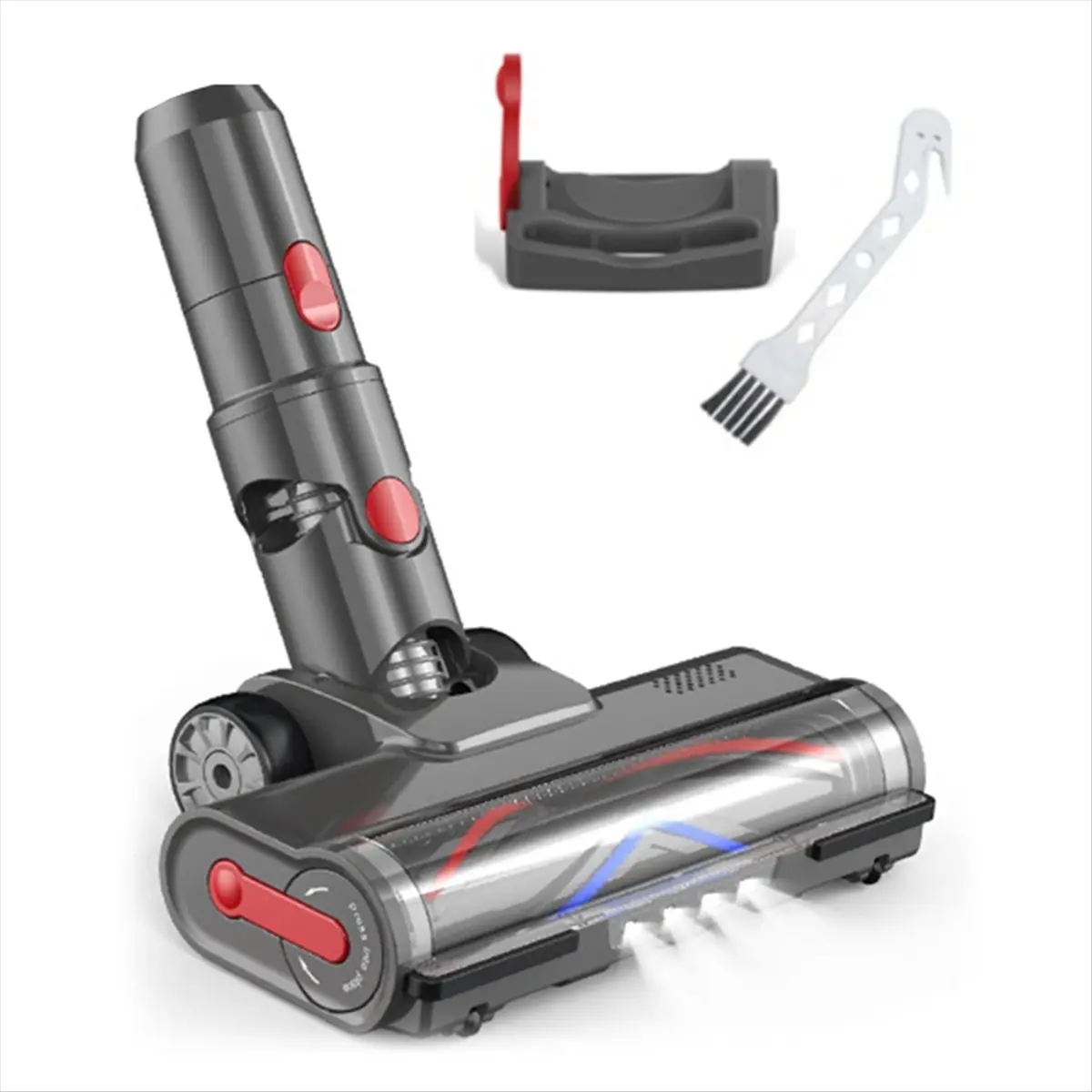 A58Z Quick Release Roller Brush Cleaner Head Replacement for V7 V8 V10 V11 V15 Vacuum Attachments with LED Lights