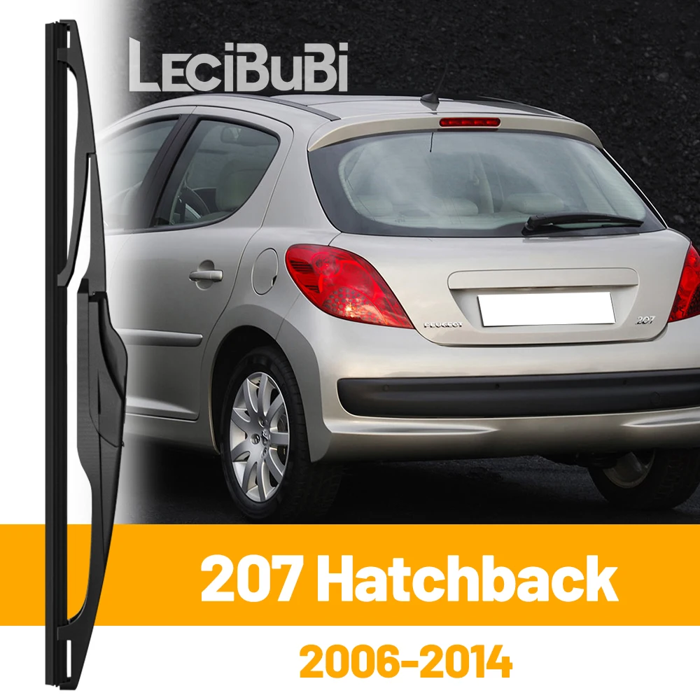 Für Peugeot 207 Schrägheck 2006–2014 2012 2013, Heckscheibe, Scheibenwischerblatt, Heckklappe, Fensterwischer, Zubehör