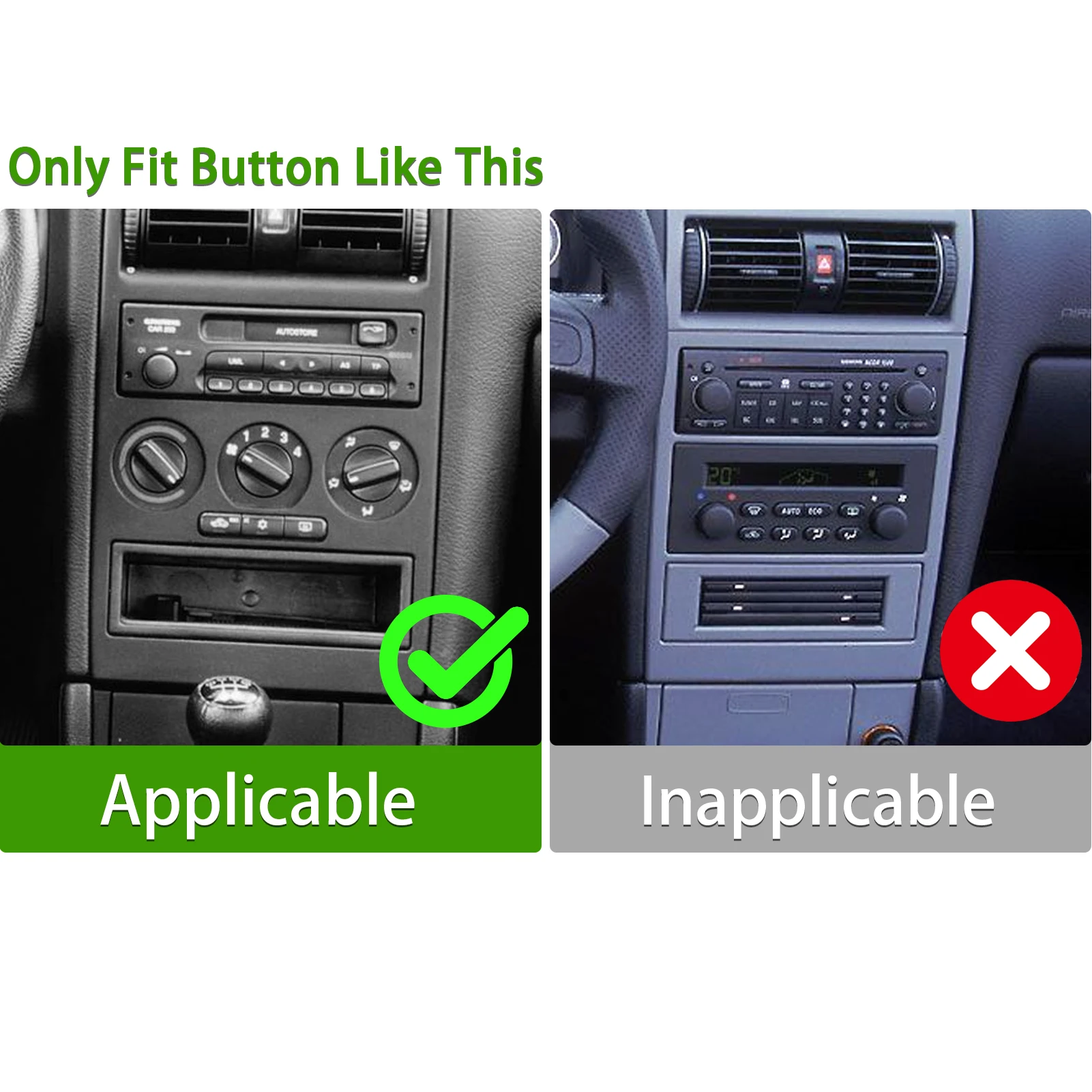 Für Opel Astra G 1998-2003 Echtcarbon-Aufkleber Zentrales Radio-Bedienfeld Zierleistenrahmen Autozubehör Innendekoration