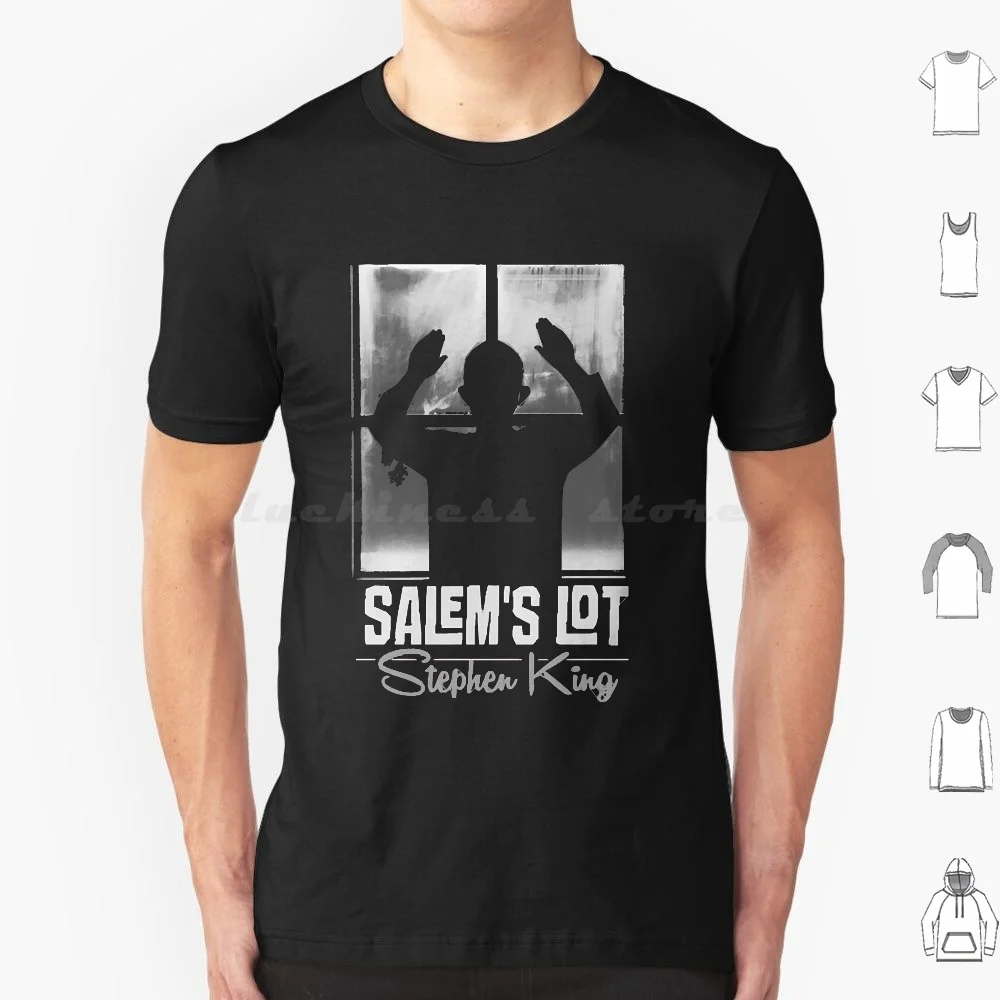 

Salem's Lot Cover Tribute T Shirt Cotton Men Women DIY Print Stephen King Barlow Book Fan Halloween Horror Lover Nosferatu