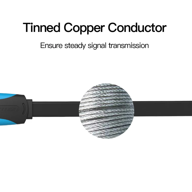 Vention كابل USB صغير 2A كابل شاحن بيانات سريع لمشغل MP3 MP4 سيارة DVR GPS كاميرا رقمية HDD كابل USB صغير 2.0