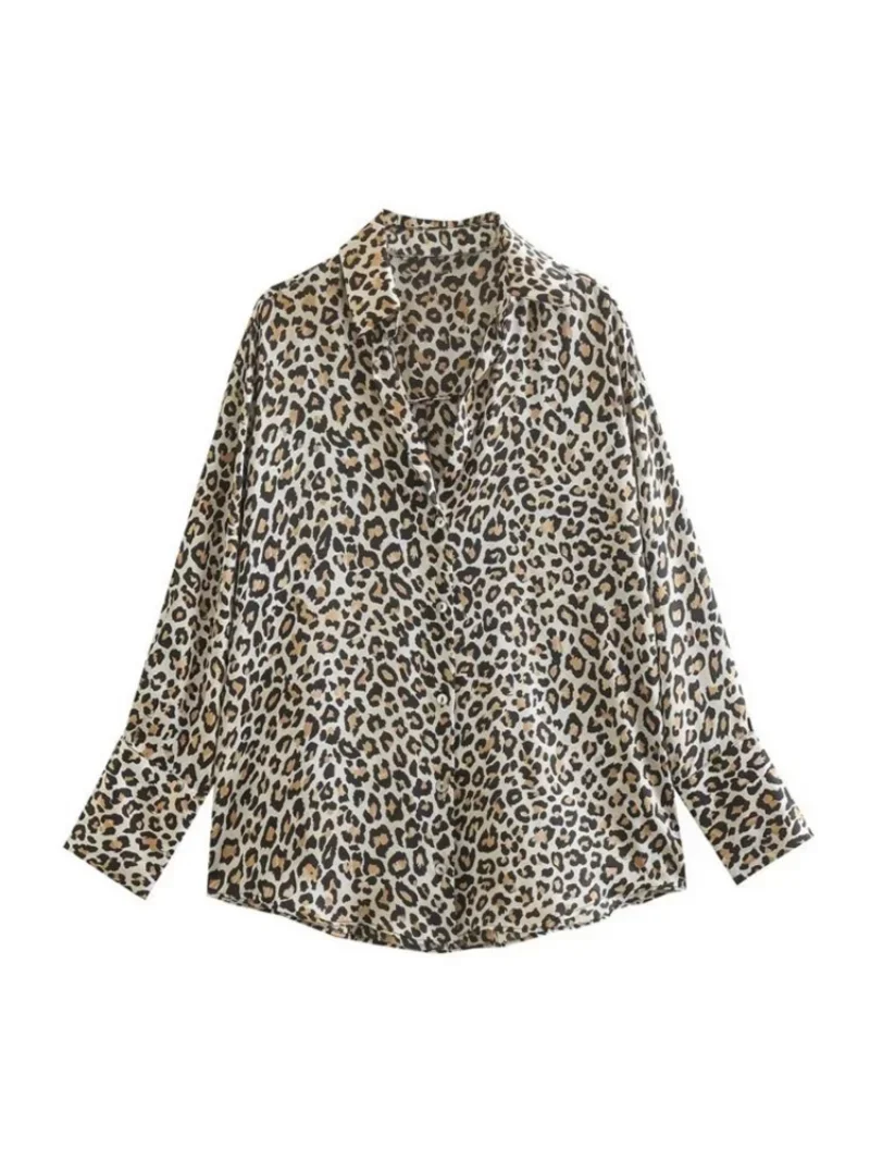 2023 New Female Elegant Ladies Tops High Quality Office Lady Blouses Satin Long Sleeve Women Summer Blouse Button Up Shirt