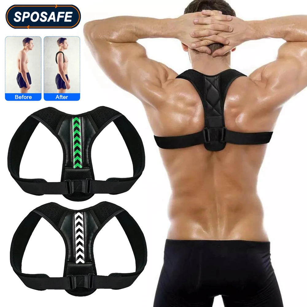 Invisible Brace Support Belt Adjustable Back Posture Corrector Clavicle Spine Back Shoulder Lumbar Posture Correction Men Women