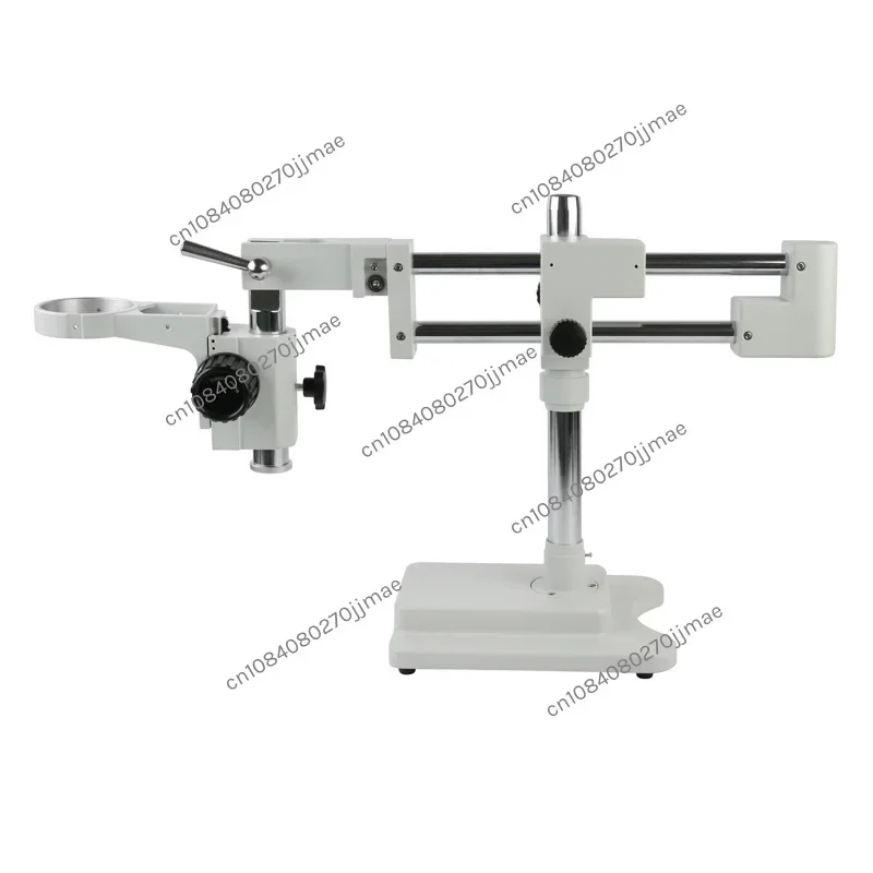 76mm Focusing Bracket Stereo Microscope Dual-Arm Universal 360 Spinning Lift Bracket