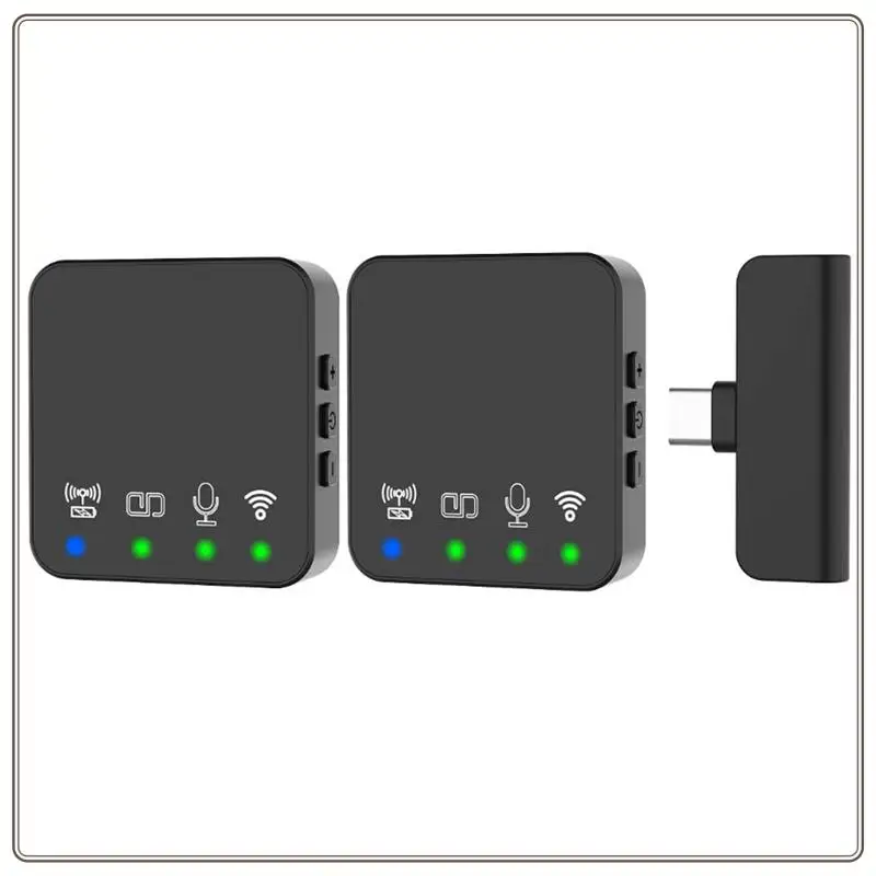 ميكروفون راديو لاسلكي Lavalier إلغاء الضوضاء ميكروفون تسجيل الصوت والفيديو للهواتف الذكية لايف متين وسهل التركيب