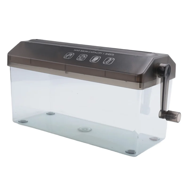 

Измельчитель бумаги настольный ручной мини-ручной режущий инструмент A4 машина дробилка документов для дома