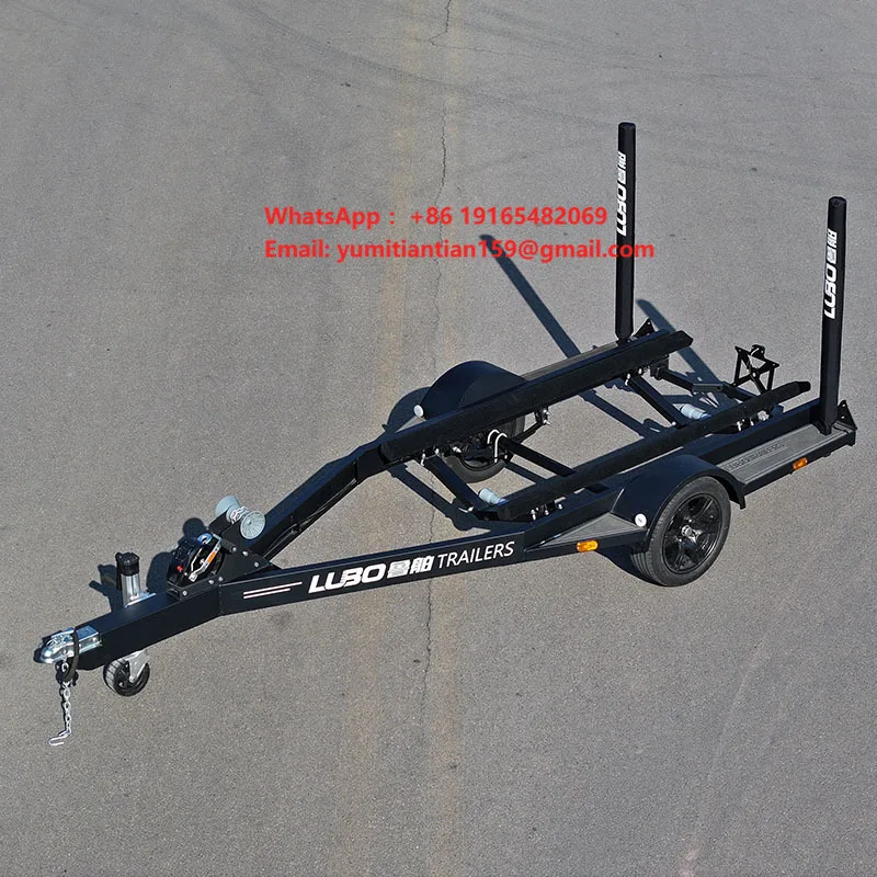 China LUBO New Design  Motorboat Trailer WaveRunner Trailer Jet Ski Trailer for Sale