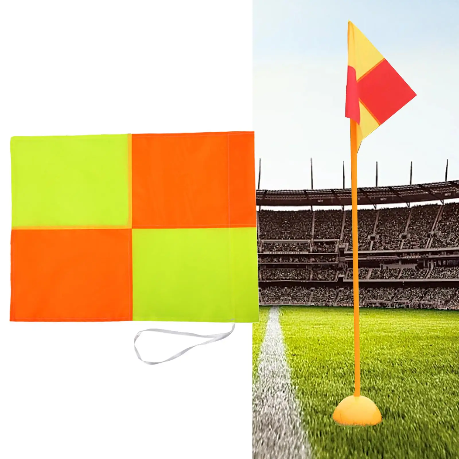 Soccer Corner Flag Portable Men Women Training Equipment Football Field Corner Flag for Games Competition Soccer Sports Outdoor