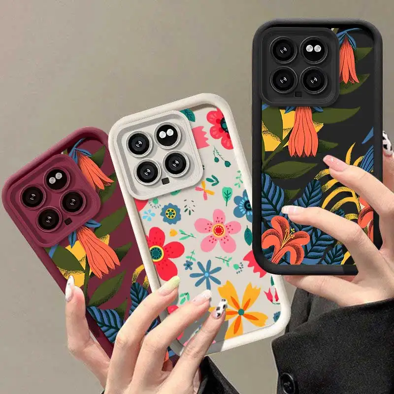 Mi14 Colorful Rainforest Sky Eye Ladder Phone Case For Xiaomi Mi 14Pro 13 13Pro 13Lite 13T 12 12Pro 12T 11 11X 11Lite 11Pro 10