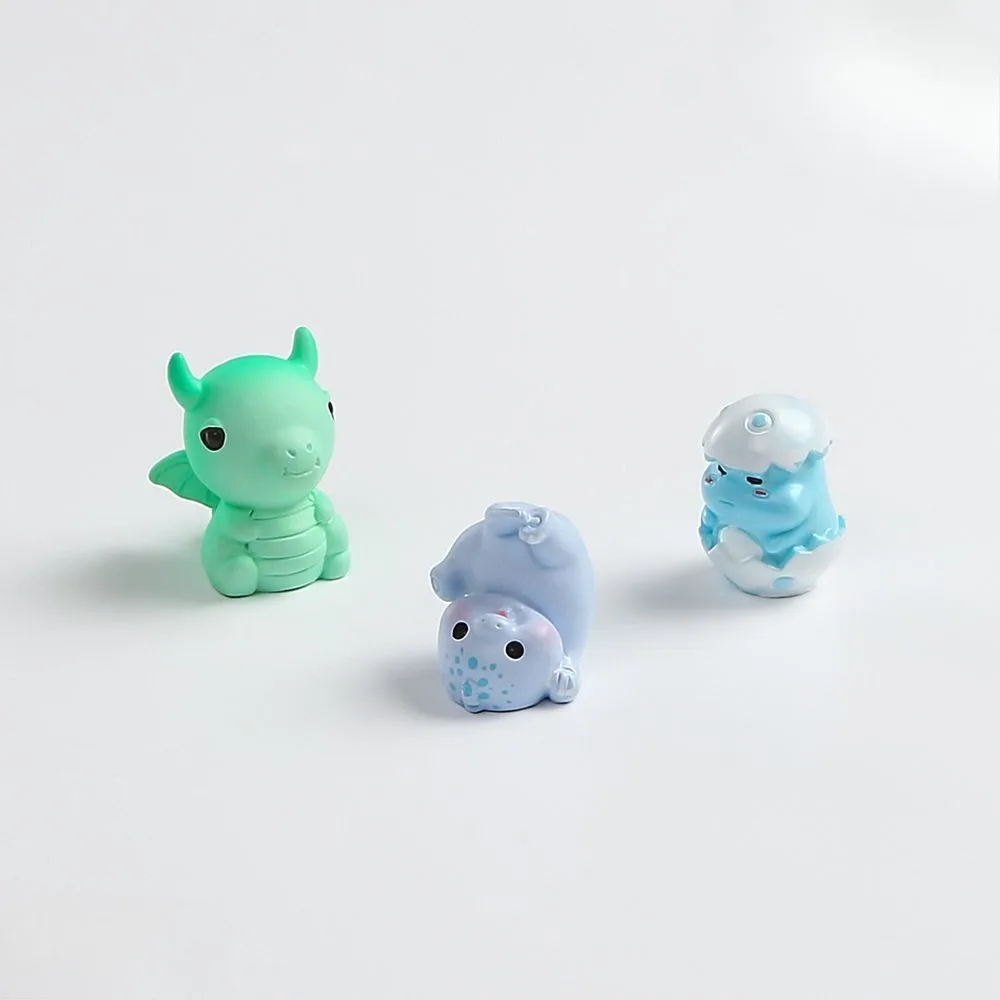 ديناصور أعمى الحقيبة Miniaturization محاكاة الحيوانات الصغيرة نموذج سطح المكتب زخرفة موضة حساسة عمل نموذج لجسم لعبة #5