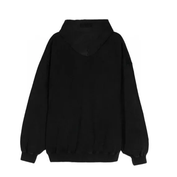 VTM wash do old letters retro high street stereo hoodie men and women couples loose OS hoodie trend