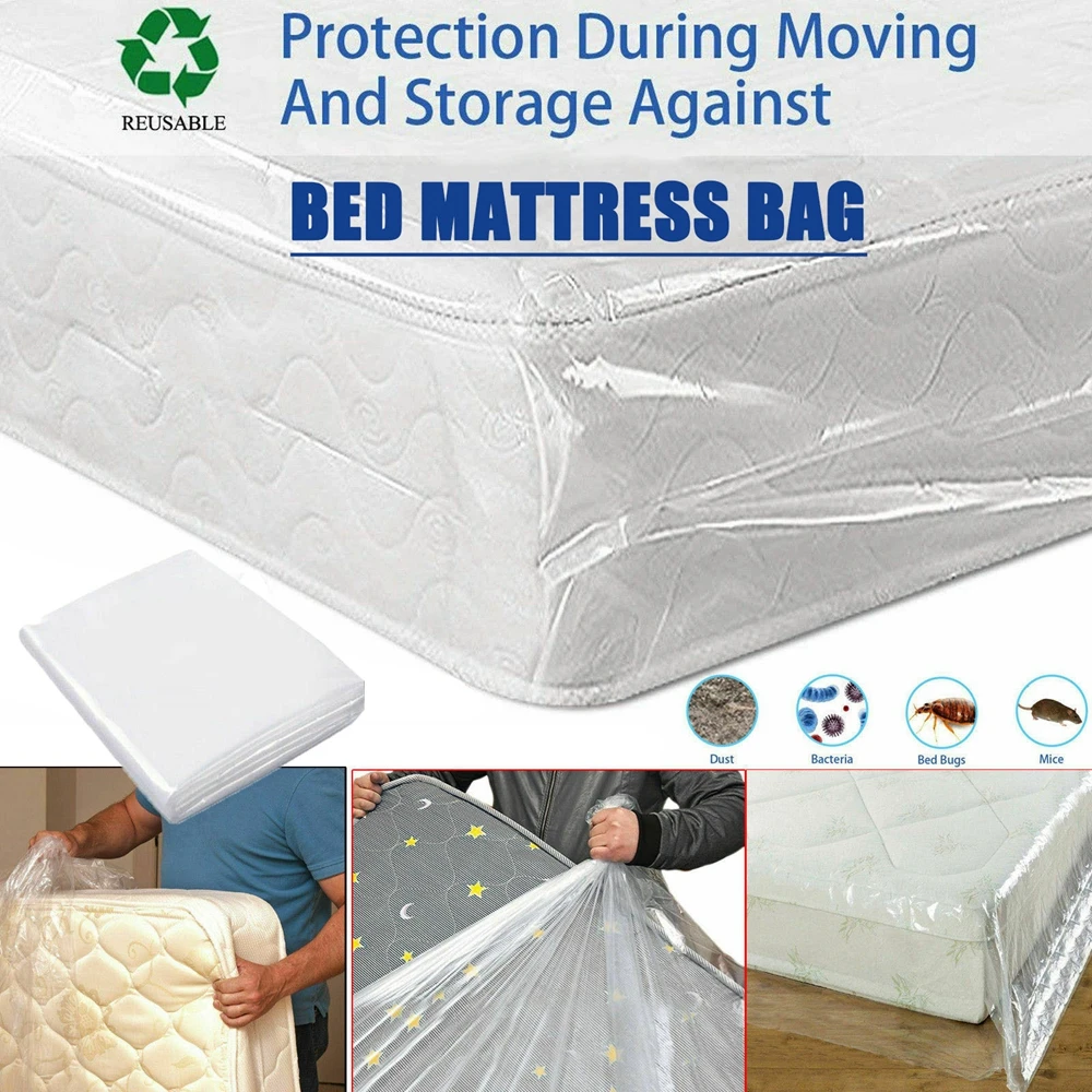 Waterproof Universal for Bed Household Storage Moving House Mattress Protector Dust Cover Mattress Cover Protective Case