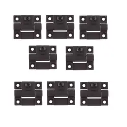 8x Replaces  E6301-20, 4 Hole Adjustable  Hinge, Black , 42 x 36mm