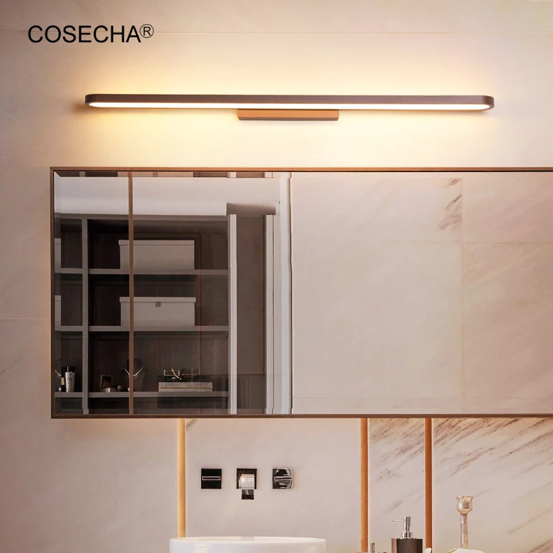 Modern Led Wall Lamp In Bathroom Mirror Lights Nordic Home Interior Wall Lights Length40/60/80/100/120Cm 220-240V