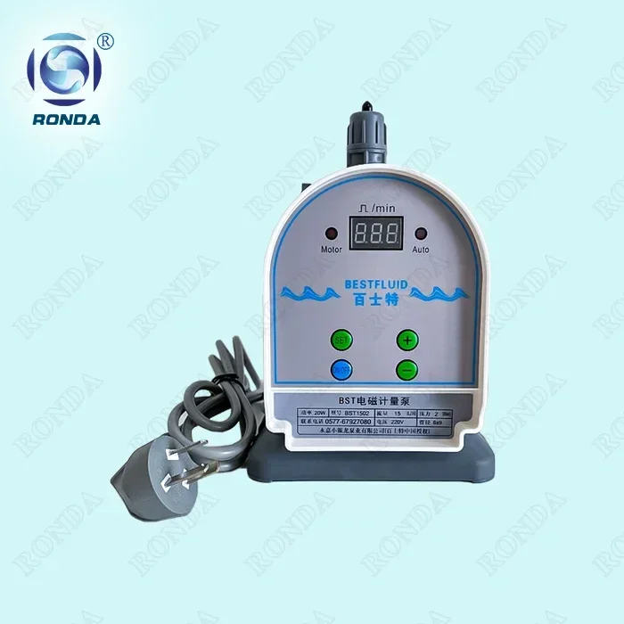 55USD BST مضخة الجرعات ذات الملف اللولبي الصغير المعتمد من مادة PVC للمواد الكيميائية والزيت والماء والأدوية وما إلى ذلك.