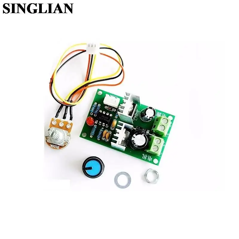 PWM DC Motor Speed Controller 3A 12V-36V One-way Governor DC Motor Stepless Speed Regulating Switch Module